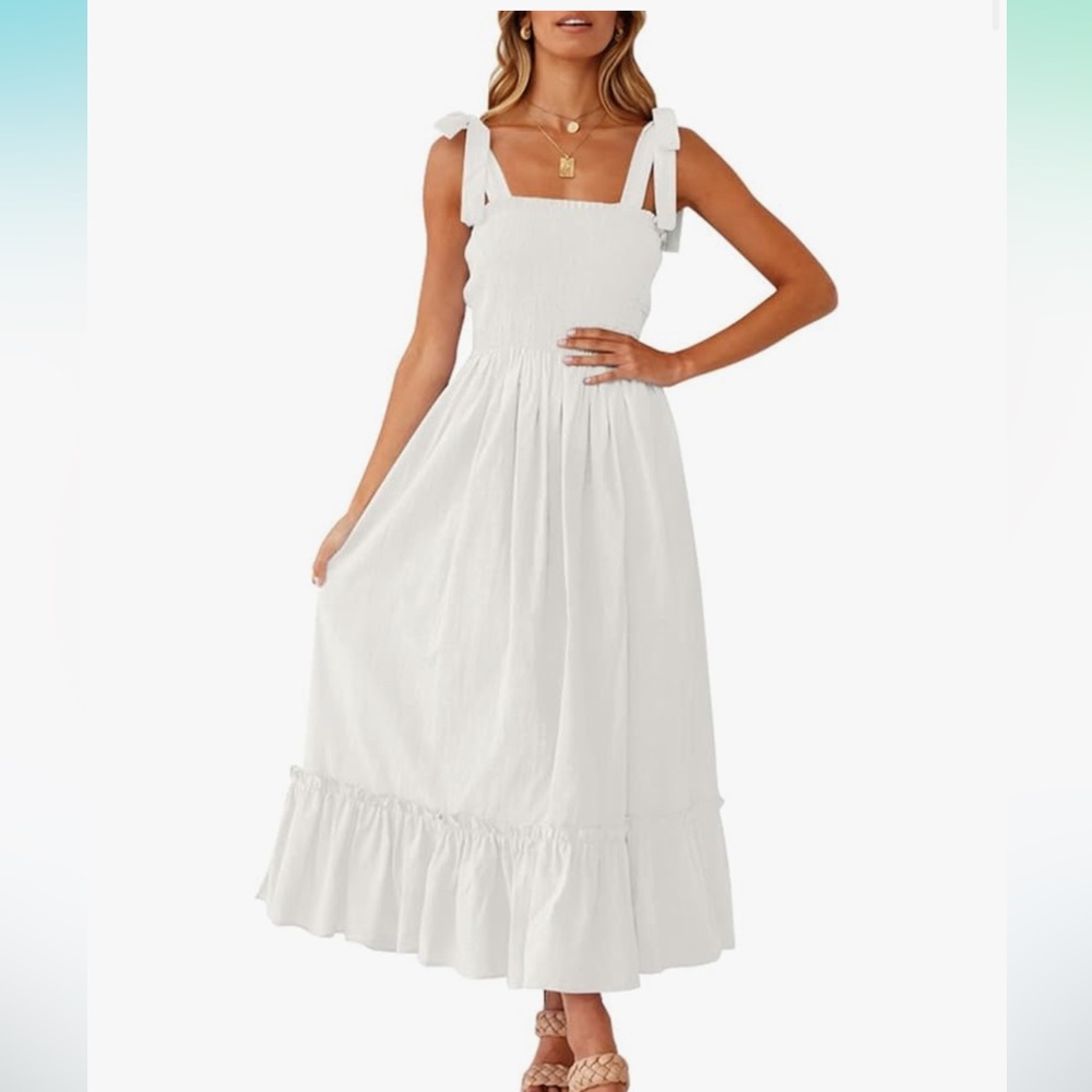 Elegant White Maxi Dress